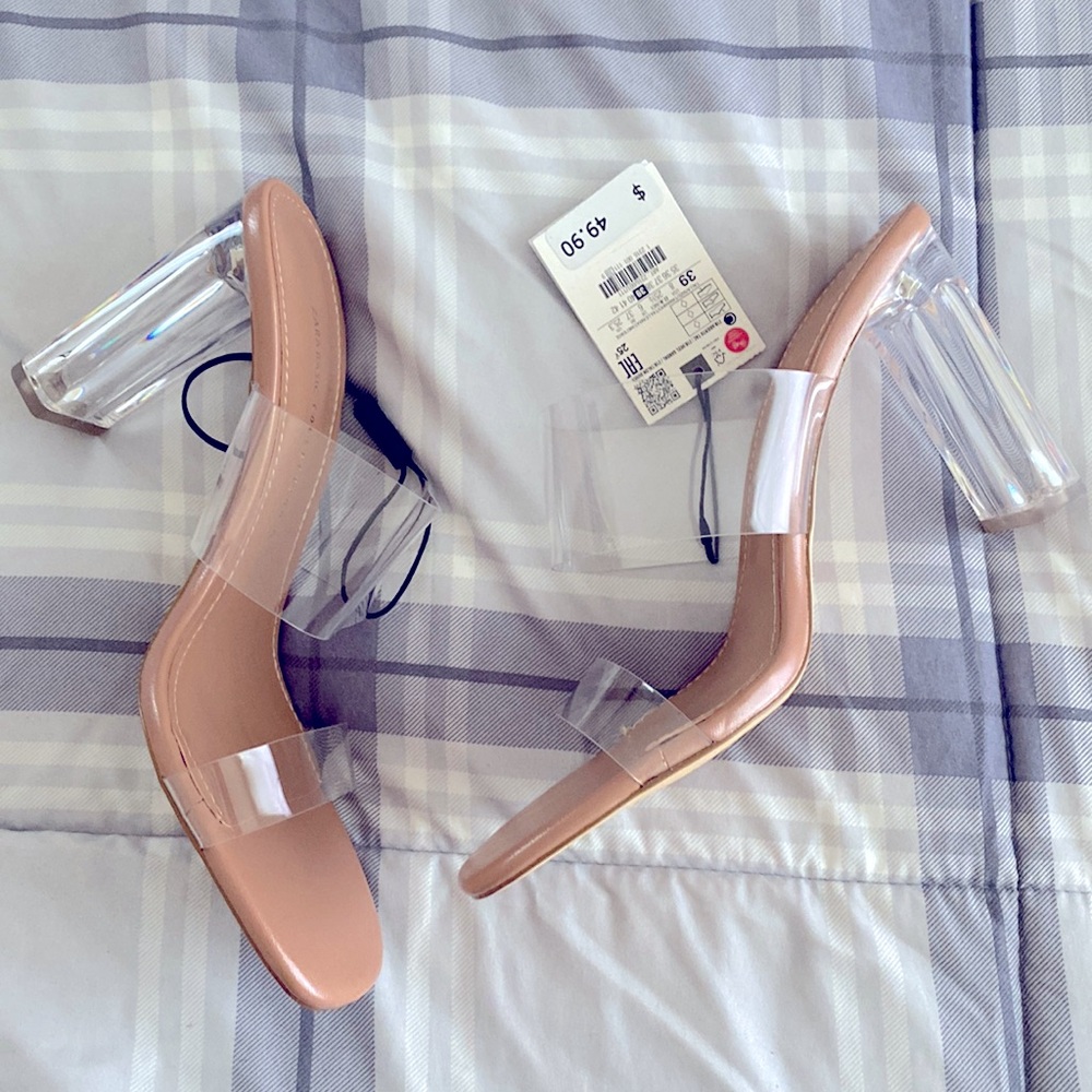 Zara Clear Heels